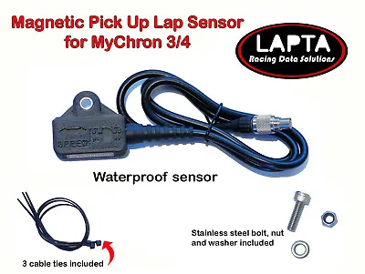 Lap Magnetic Pick Up For MyChron 3 And 4 Kart Lap Timer Sensor Black • $105.58