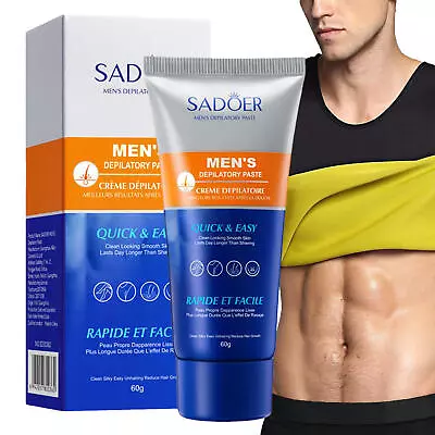 $8.99 • Buy Men Permanent Hair Removal Cream Depilatory Paste Beard Moustache Remover Cream