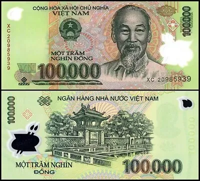 Vietnam Dong 100000) - Circulated VND • $9.99