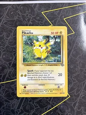 $2.25 • Buy Pikachu 60/64 Pokemon Card Jungle Set Tcg