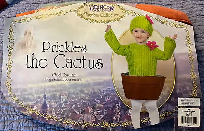$17 • Buy Child Toddler Costume Prickles The Cactus Plant Costume, Toddler Kid, Size XS