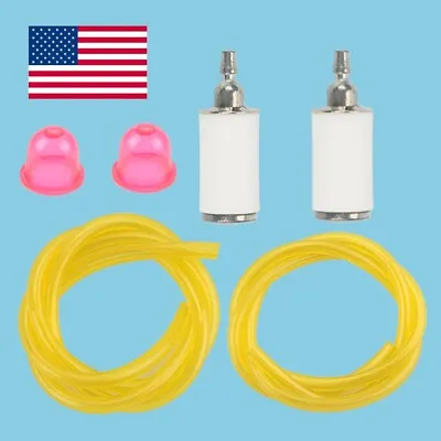 Fuel Filter Line Hose Primer Bulb For Poulan Craftsman Weed Eater Gas Trimmer • $5.99