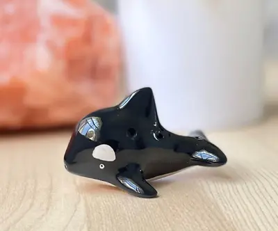 Whale 4 Holes Novelty Pendant Ceramic Ocarina - Easy To Learn & Great Gift! • $24.95