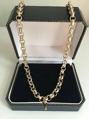 £30 • Buy Mens Boys Kids Women's 18K Gold Filled Custom Length Belcher Chains & Bracelets 