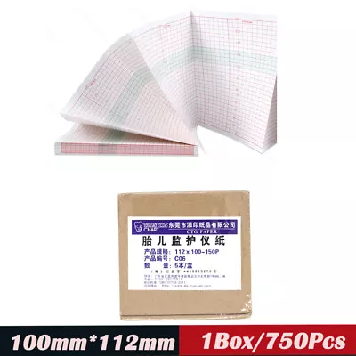 1Box Thermal Printer Paper For Fetal Maternal Monitor FHR TOCO CMS800G100*112MM • $40