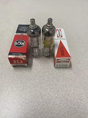 Vintage Raytheon/rca Closely Matched Pair Of Tubes Nos Tested • $10.02