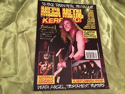 £11.99 • Buy MEGA-METAL KERRANG! #15 [1989] THRASH METAL SPECTACULAR + Posters  MINT/LIKE NEW