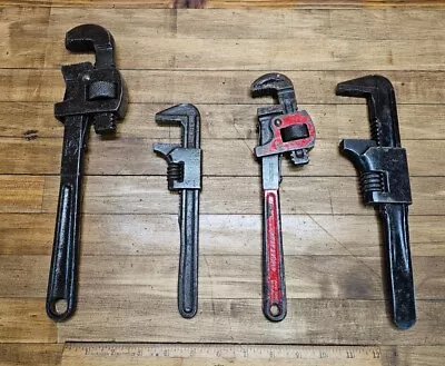 ANTIQUE Tools Adjustable Wrenches LOT Mechanics Machinist COES STILLSON TRIMO☆US • $1.29