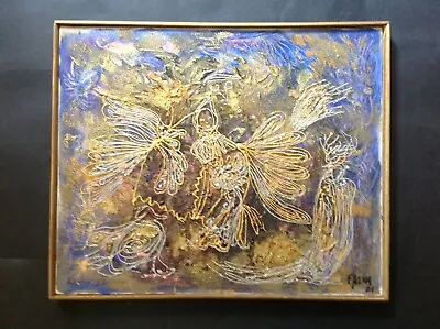 £85 • Buy Abstract Painting - French Art - Angels And Fairies - Mixed Media - Original