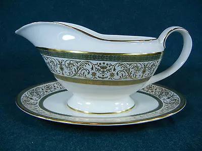 Minton Aragon Gravy Boat With Separate Underplate • $74.95