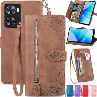 For OPPO A78 A58 Find X5 Lite Reno 8T 8 Pro Flip Magnetic Wallet Card Case Cover • $15.44