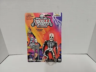 Vintage Skull Force Red Blood Skeleton Action Figure ON CARD KO MOTU • $209.95