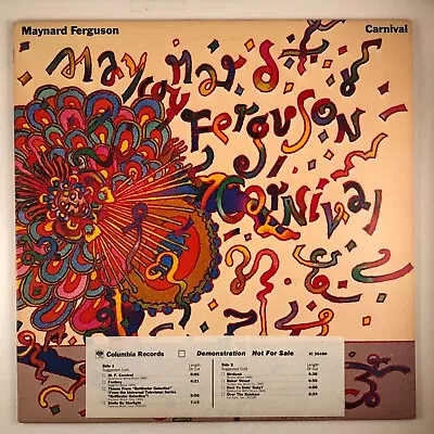 Maynard Ferguson  Carnival  1978 CBS Records JC 35480 White Label Promo • $14.95