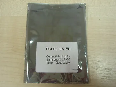 Black Reset Chip Compatible With Samsung CLP300 2k Capacity PCLP300K-EU • £8.99
