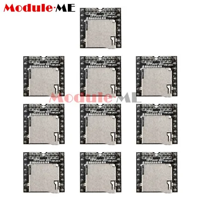 10PCS TF Card U Disk Mini MP3 Decoder Player WMV Audio Voice Module DFPlayer New • $21.10