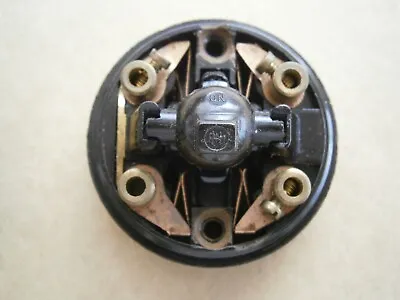 Vintage Antique HPM 5 AMP 10A 240v 250v Round Tumbler Old Bakelite Light Switch • $49.95