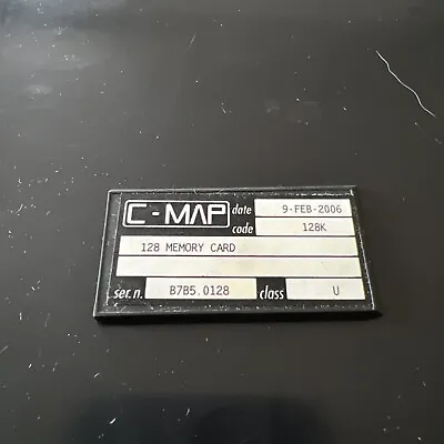 C-Map NT/NT+ 128K KB Memory User Data Card – C-Card Format - RARE! • $129.95