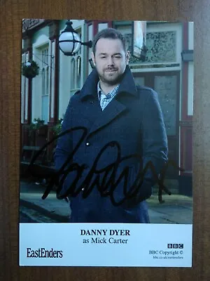 £22.99 • Buy DANNY DYER *Mick Carter* EASTENDERS HAND SIGNED AUTOGRAPH FAN CAST PHOTO CARD