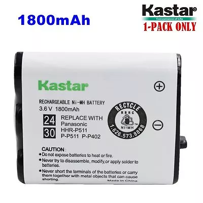 Kastar HHR-P511/HHR-P402Cordless Phone Battery 3.6V 1800mAh For Type 24 &Type 30 • $7.48