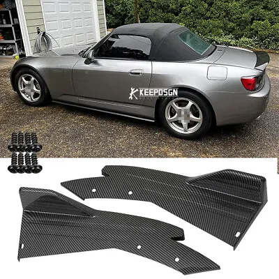 2xRear Bumper Fin Canard Splitter Diffuser Body Kit For Honda S2000 2000-2009 • $49.79