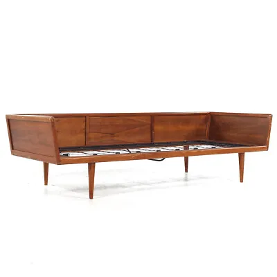 Mel Smilow Mid Century Walnut Case Sofa • $5595