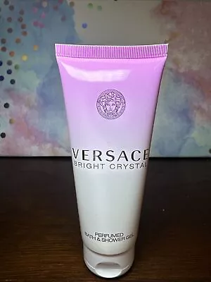 VERSACE BRIGHT CRYSTAL  PERFUMED BATH& SHOWER GEL 3.4 Fl Oz 100 Ml • $24.99