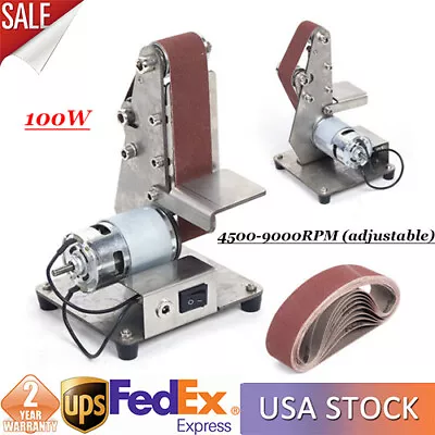 Electric Mini Belt Sander Knife Apex Edge Sharpener Polishing Grinding Machine • $47.50