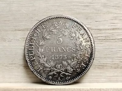 1873 A 5 Francs France (Hercules) • $50
