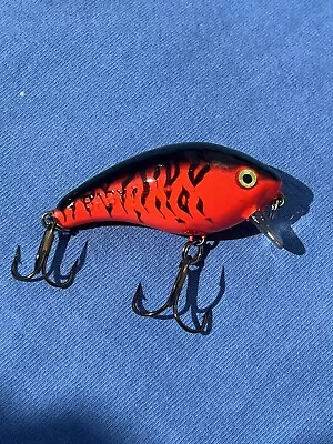 Vintage Tom Mann’s Baby 1- Minus Double Stamped Crankbait Fishing Lure🍒🍒 • $29.99