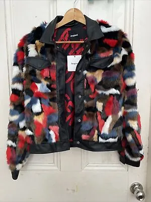 New Desigual Faux Fur Jacket Size S • $180