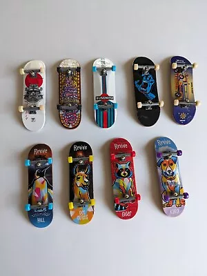 Tech Deck Skateboards - 9 Of Them - Santa Cruz Rodriguez Etc  And 4 Revive  • $9