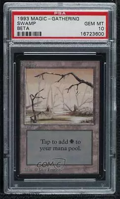 1993 Magic: The Gathering - Limited Edition Beta Swamp PSA 10 GEM MT • $102.50