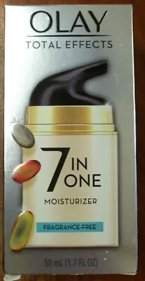 Olay Total Effects 7-in-1 Fragrance Free Moisturizer 1.7 Oz - NEW IN BOX • $12.99