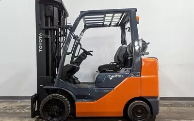 2018 Toyota 8fgcu30 6000lb 4 Stage Cushion Lpg Forklift Stk 14090 • $19950