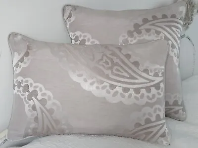 Emperor Paisley Cushion Cover Laura Ashley 12  X18  (piped) & Back Santi Fabric  • £22.50