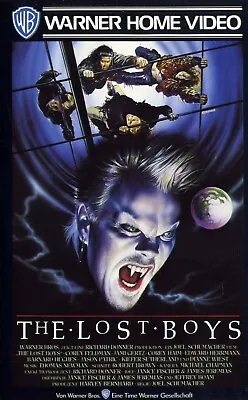 THE LOST BOYS 1987 Video Poster Print 27x40  Kiefer Sutherland Corey Haim FREEPP • £24.99