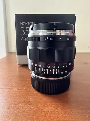 Voigtlander Nokton 35mm F/1.2 Aspherical III (3) Lens For Leica M • $675