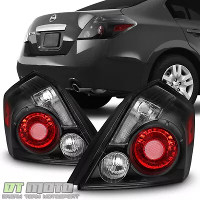 $118.99 • Buy Black Housing W/Smoke Signal Lens For 2007-2012 Altima Sedan Tail Lights Lamps
