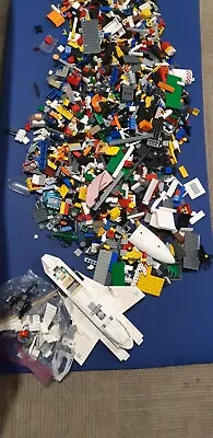 3 Kg Of Bulk Lego Plus An Incomplete Marvel Jet • $55