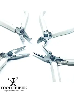 £7.99 • Buy Jewelry Making Pliers Set With Moulded Handles Hobby Crafts Hand Tool