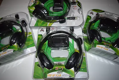 $42.98 • Buy 3-in-1 Kit Arsenal Gaming Headset HDMI Charger Xbox 360 Console System Lot Of 4