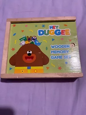 Hey Duggee Wooden Memory Game Set • £11