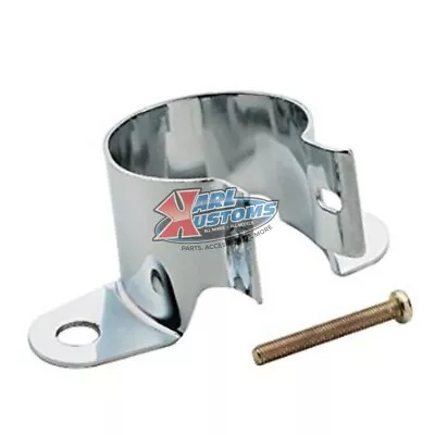 GM Vertical Style Chrome Stand-Up Cylindrical Round Coil Mounting Bracket Chrome • $12.99