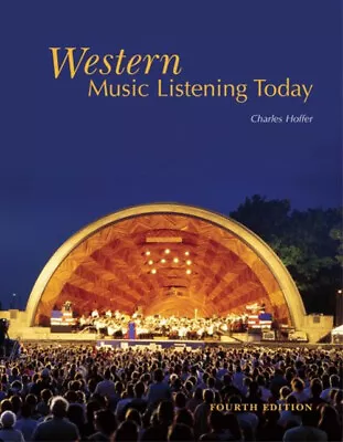 Western Music Listening Today Paperback Charles Hoffer • $4.50