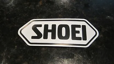 SHOEI Logo White Vinyl Decal 3 In X 1 In Motorcycle Helmet Original • $3