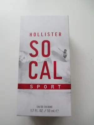 So Cal Sport By Hollister Men Eau De Cologne Spray-1.7oz/50ml-New In Box • £15