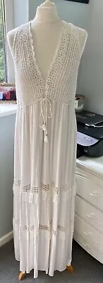 HALE BOB Maxi Designer Dress Crochet  RRP £350 New • £44.99