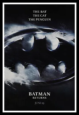 Batman Returns Alt Movie Poster Print & Unframed Canvas Prints • $20.95