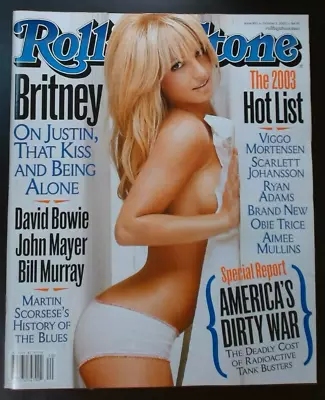 2003 ROLLING STONE MAGAZINE - BRITNEY SPEARS FRONT COVER Brand New NM • $55