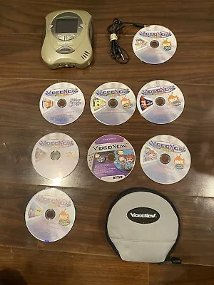 Lot VideoNow Color FX Gold Player + 8  Discs Nickelodeon Cartoon Network + Case • $45.99